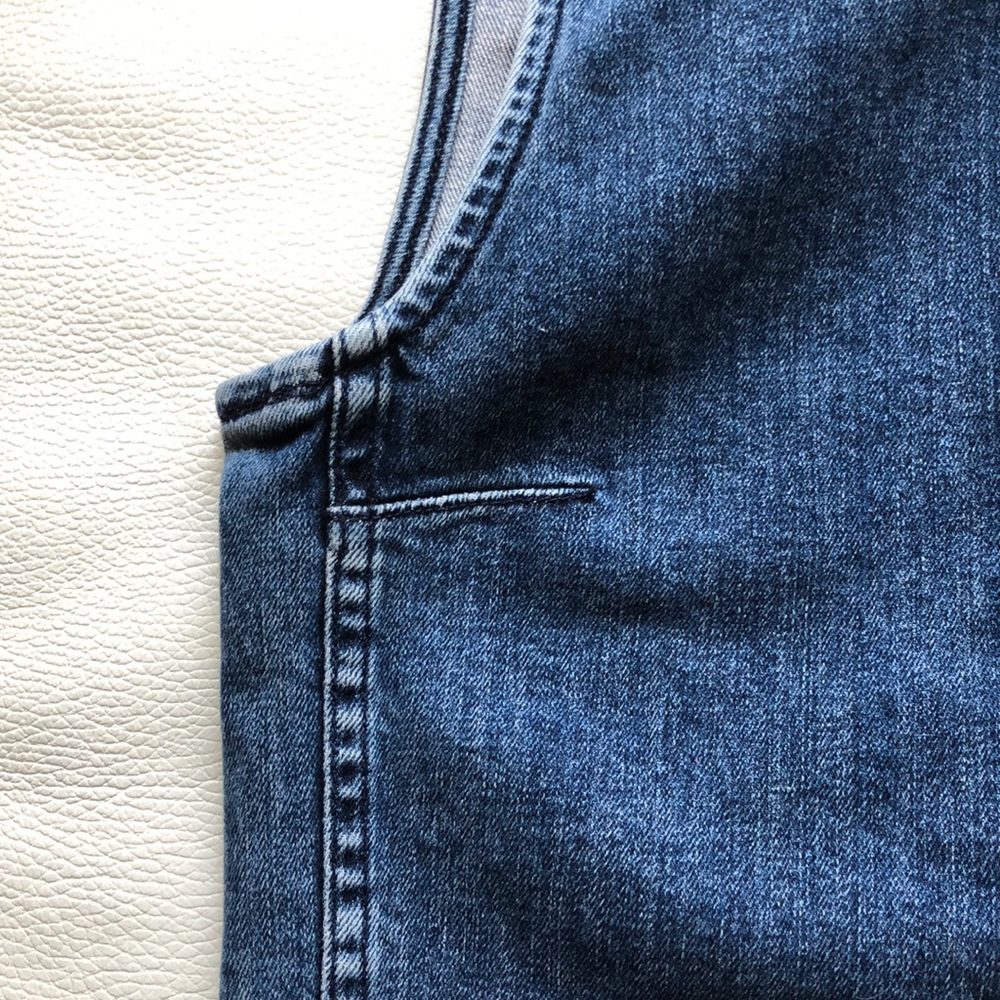 Theory denim top with back zipper size P -Host Pick🎈🎊🎉🎀 - Picture 4 of 7